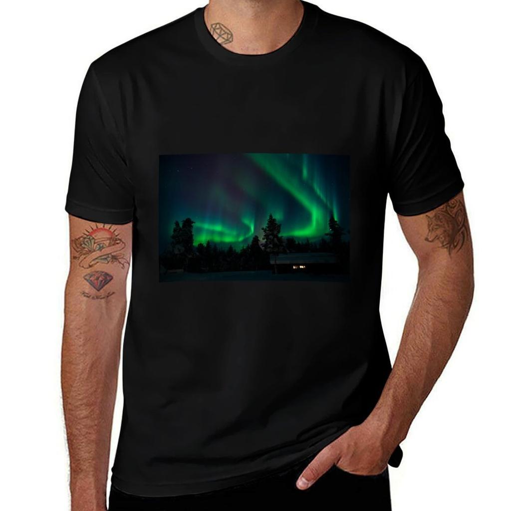 Aurore boréale TShirt Work Duty Casual TShirt