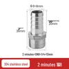 304 Stainless Steel Hex Male Thread Pagoda Fitting for Water/Air Hose