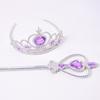 Children's Two-Piece Set: Princess Crown and Magic Wand - Frozen Inspired, Fairy Tale Friends Theme