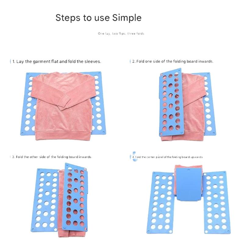 Multifunctional Garment Organizing Board Adjustable Laundry Folding Aid For Shirts Pants Dresses Clothing Organization