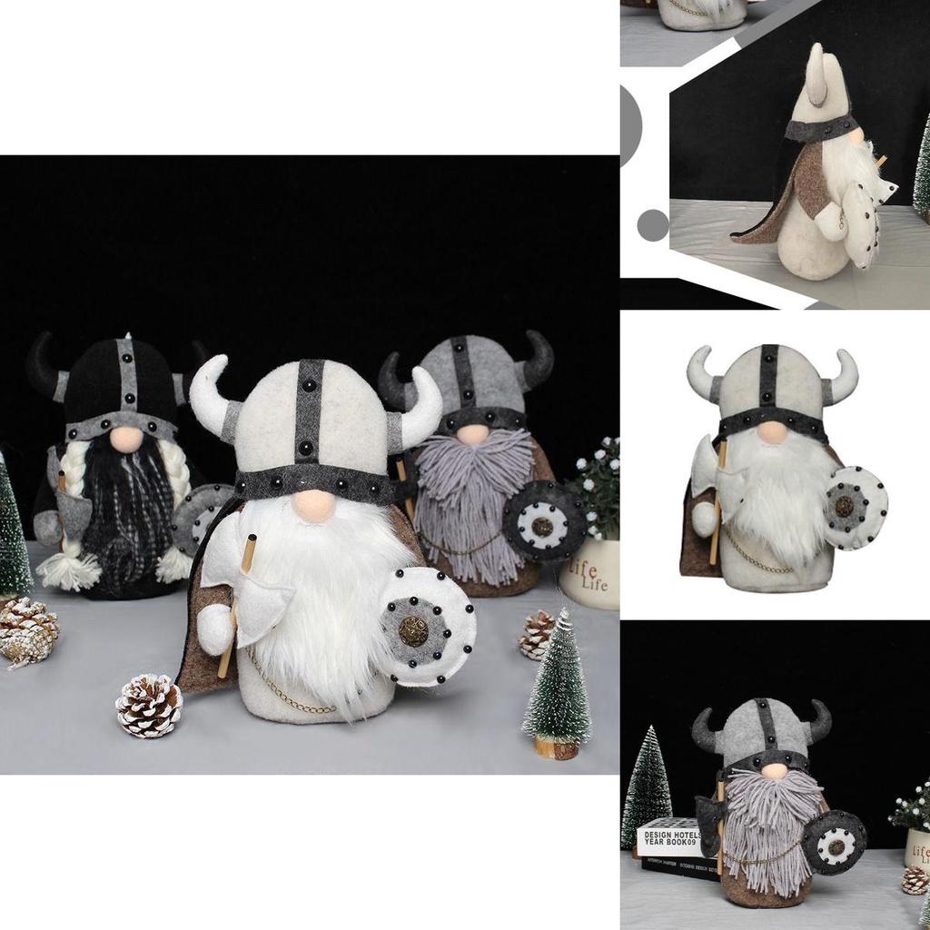 Enchanting Viking Gnome Plush Toy For Cozy Scandinavian Tomte Elf Decor