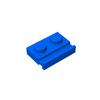 50pcs MOC Compatible Assembles Particles 32028 Plate Modified 1 x 2 with Door Rail Building Blocks Parts DIY Educational Tech