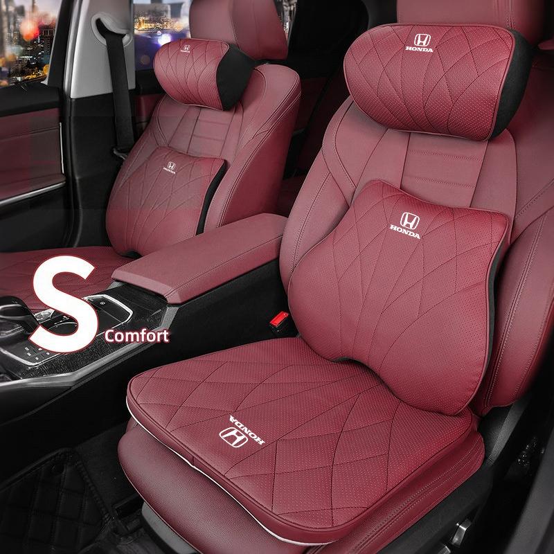 Car Neck Pillow Seat Cushion Auto Headrest Waist Pillow For Honda Civic Accord Crosstour Spirior Odyssey Avancier UR-V Sienna