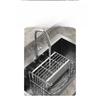 Stainless Steel Chopstick Holder with Hole-free Wall-mounted Storage Basket for Tableware and Spoons for Draining Water