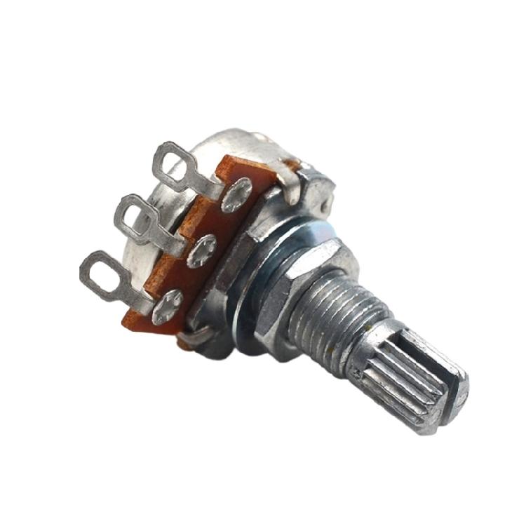 5Pcs 25K A/B 18mm Pots Shaft Guitar Potentiometers Replacement Volumes Tone Guitar Pot Electric Guitars Control Pot