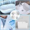 32 PCS Bathtub Jet Covers Silicone Hole Plug Waterproof Tube Plugs White 4 Sizes Bathtub Plug Fit for 12mm 14mm 16mm 22-23mm Bathtub Hole