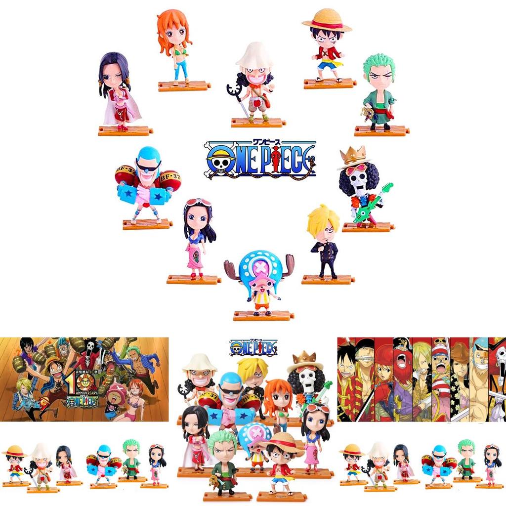 One Piece Mini Figure Collection Perfect For Cake Toppers And Ornament Decorations