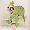 Großer Grüner Frosch Kuscheltier Plüschtier 23,6 Zoll Umarmungskissen Geschenk für Jungen Mädchen, ideal für den täglichen Gebrauch