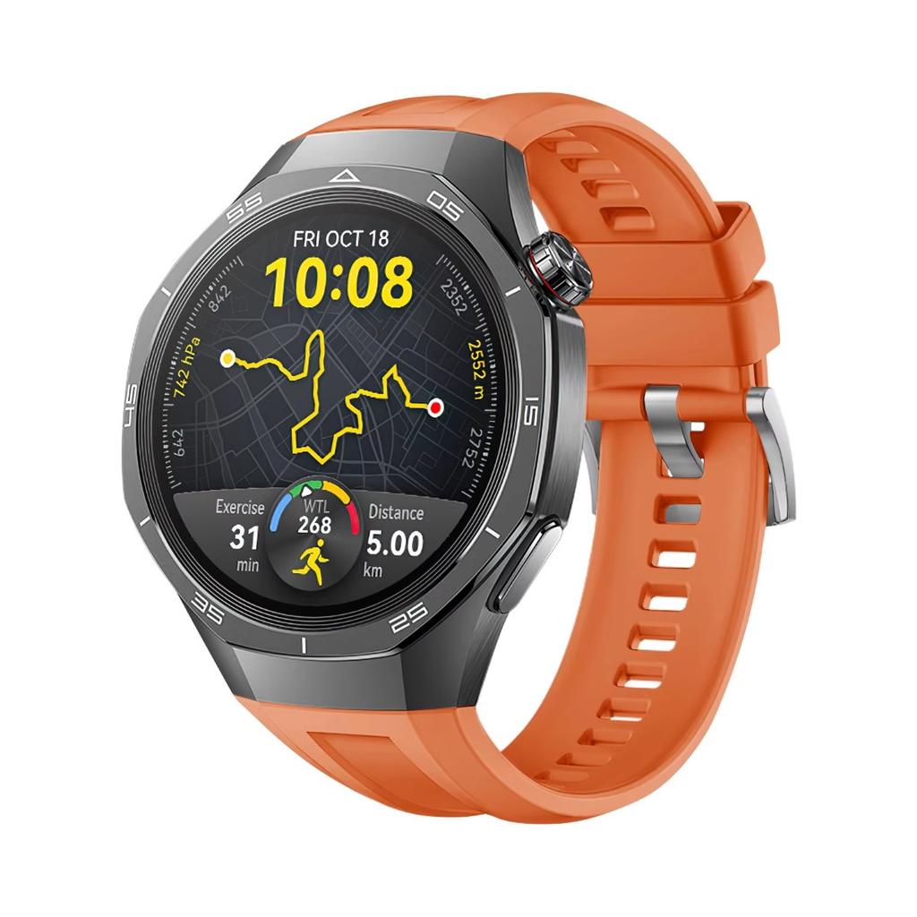 Official Silicone Strap For Huawei Watch GT5 Pro 46mm 22mm Soft Sport Wrist Band For Huawei Watch GT 5 Pro Smart Watch Bracelet Accessories