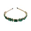 Thin Side Full Rhinestone Luxury Hair Accessories Headwear Rhinestone Headbands Crystal Hairband