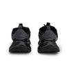 adidas XLG RUNNER DELUXE Abrasion Resistant Slip Resistant Low Top Running Shoes Unisex Black Purple JR3086(Team826-S-BOX)