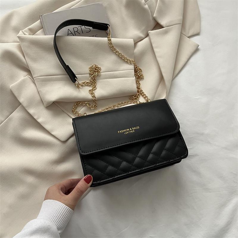 

Trendy Small Crossbody Bag For Women Stylish Pu Leather Handbag With Magnetic Closure чёрный