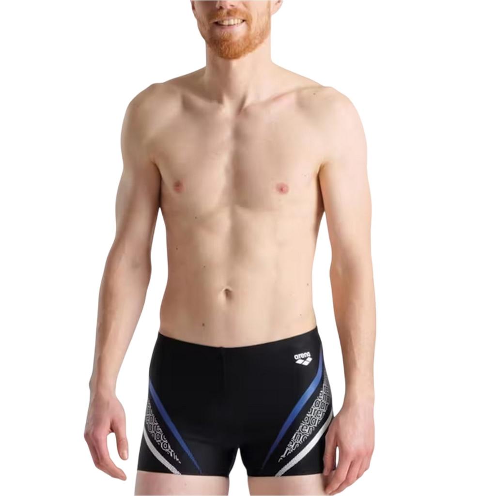 Arena Mens Lettering Print Regular Swim Shorts