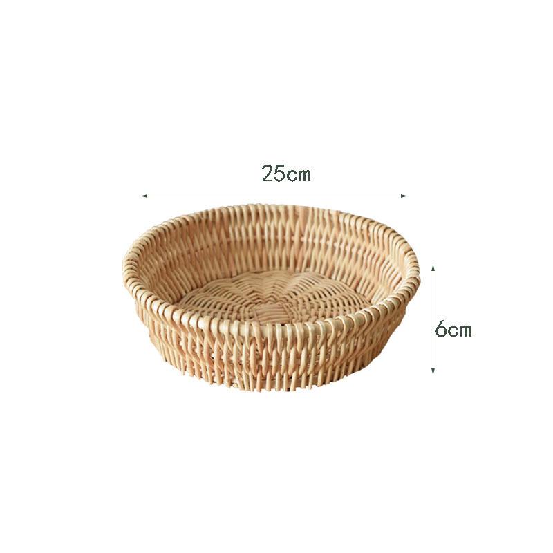Handwoven Rattan Storage & Snack Basket Collection