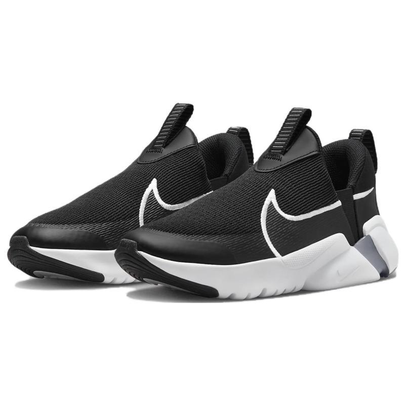 Nike Flex Plus 2 Abrasion Resistant Breathable Low top Kids' Running Shoes Black Sneakers DV8999-003