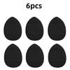 6 Pièces Mini Applicateur Doigt Fond de Teint Petit Coussin d'Air Éponge Poudre Correcteur Visage BB Crème Applicateur Cosmétique Outils Maquillage