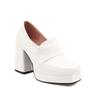 Punk High Heels Women's Pumps Loafer Shoes Platform Brand Classic Black Nude White Heeled Party Office Shoes Lady New 2024