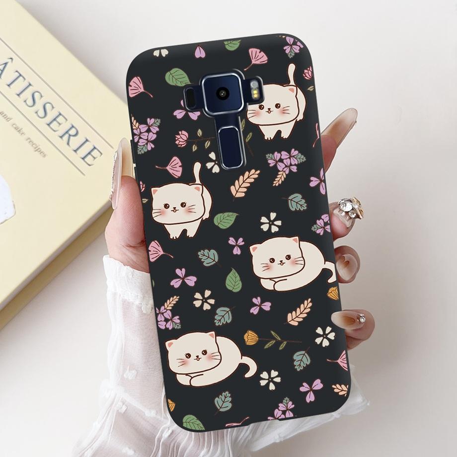 For ASUS Zenfone 3 ZE520KL Z017D 4 Max ZC520KL X008D 3 Max ZC520TL Case Soft Silicone Back Cover Love Heart Butterfly Flower Bag