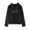 Women's Two-piece Casual Long Sleeved Hot Diamond Diamond Velvet Sports Casual Set