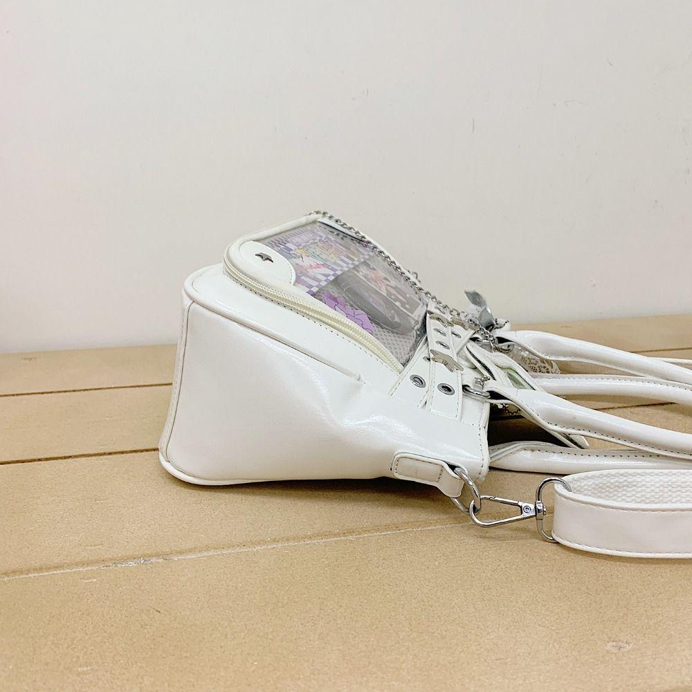 Y2K Hvězda Itabag Nylon PVC Průhledná Taška přes rameno Kreativní JK Uniforma Kabelka Pánská