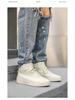Men's 2025 Autumn High-Top Casual Sneakers - Trendy, Versatile Student Sports Shoes