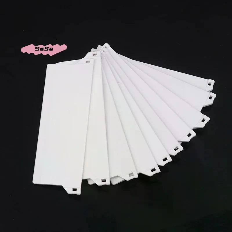 10Pcs Plastic Base Plate 127mm Portable Vertical Blind Bottom Weights Slats For Vertical Blind Fittings Roller Accessories