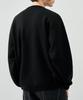 DRAW FIT Ocers Lettering Pullover Knit [Black]