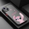 Stitch Angel Back Phone Cover Case for iPhone 17 Pro Max 12 XS XR 17e Air 7 8 SE 11 14 16 Plus 13 Mini 15