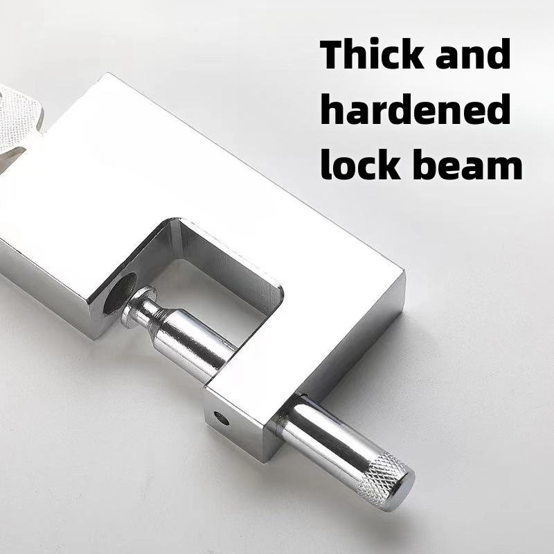Odolný visací zámek 3 klíče garáž kůlna dveře okno skříňka sklad odvážný vodotěsný imitace páčení nerezový zámek proti krádeži