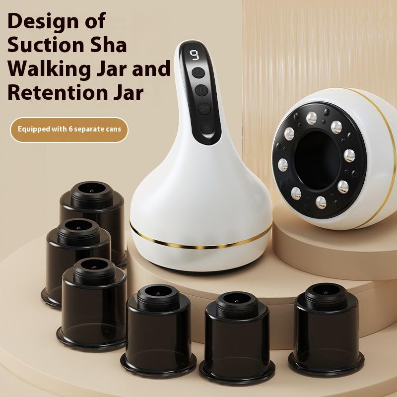 Electric Vacuum Cupping Massage Gua Sha Therapy Apparatus Health Scraping Anti Cellulite Device Meridian Therapy Fat Burning