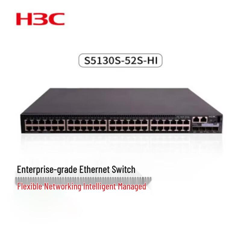 

H3C S5130S-52S-HI Enterprise Managed Ethernet Switch