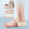 1 Pair Heel Cushion Gel Heel Cups For Heel Pain Plantar Fasciitis Heel Pads Half-yard Socks Sleeve Pain Relief Insoles