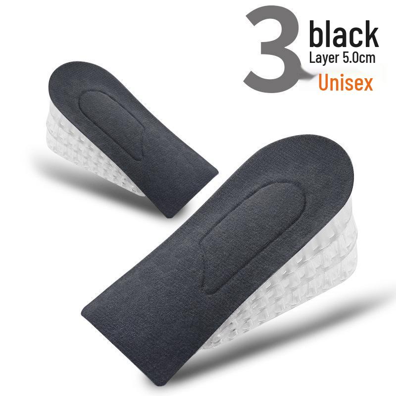 Unisex Invisible Height-Increasing Silicone Heel Insole