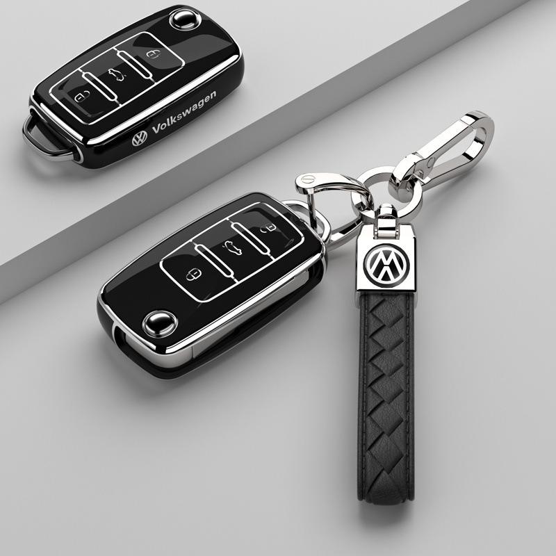 Pro VOLKSWAGEN VW Sportovní styl TPU kryt pouzdro na klíčenku auta Pro Volkswagen VW Polo Golf Passat Tiguan Beetle Caddy T5 Up