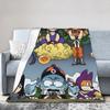 DBZ Battle Blanket Cartoon Flannel Novelty Soft Throw Blanket for Bedding Lounge Summer,