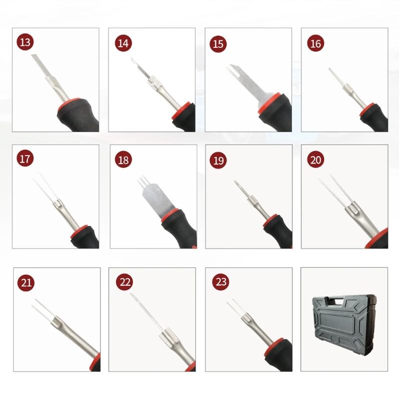 23Pcs Car Electrical Terminal Pin Removal Separator Tool Set For Electrical Connector Repair And Maintenance
