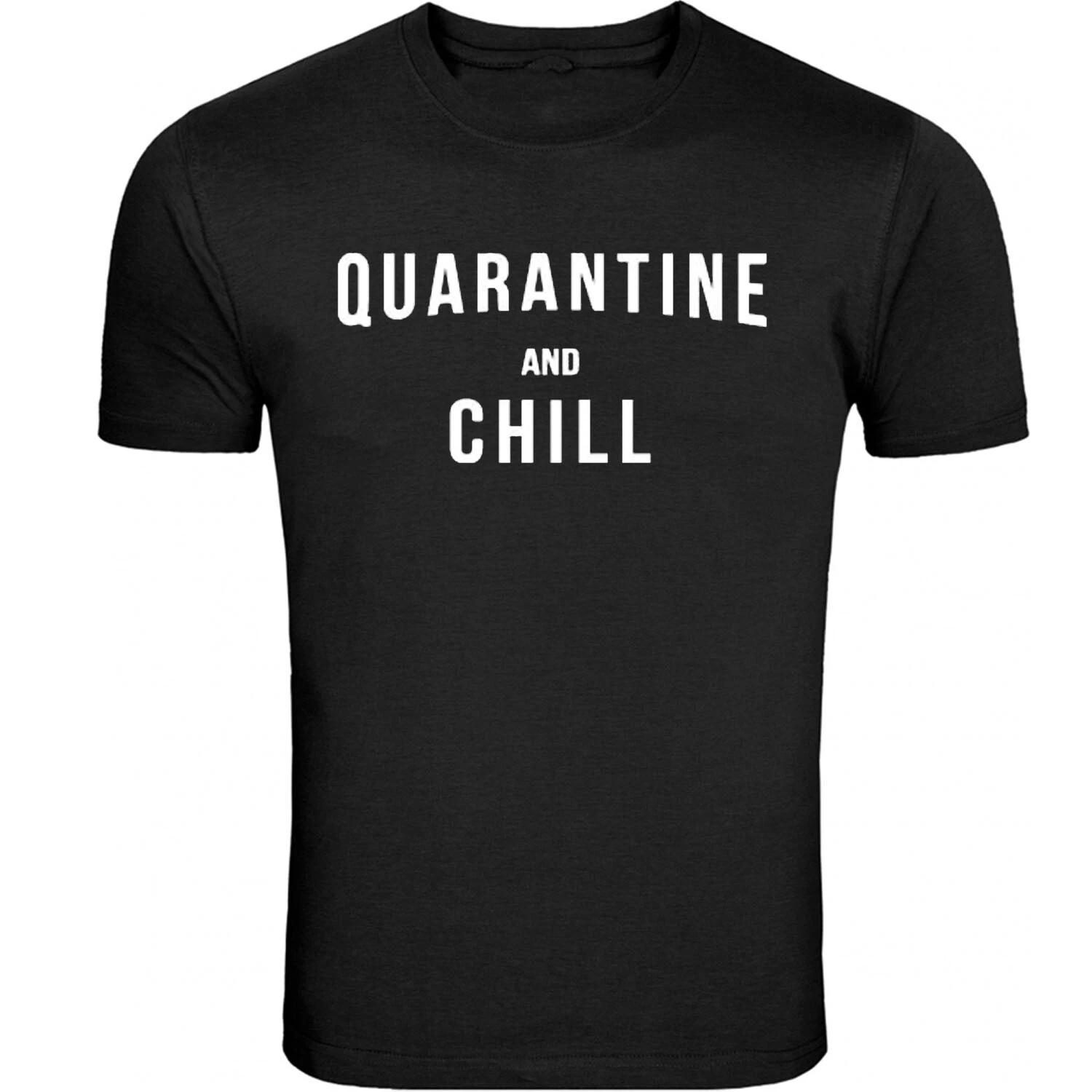 Quarantine and chill Unisex Classic T-Shirt Graphic Tee M