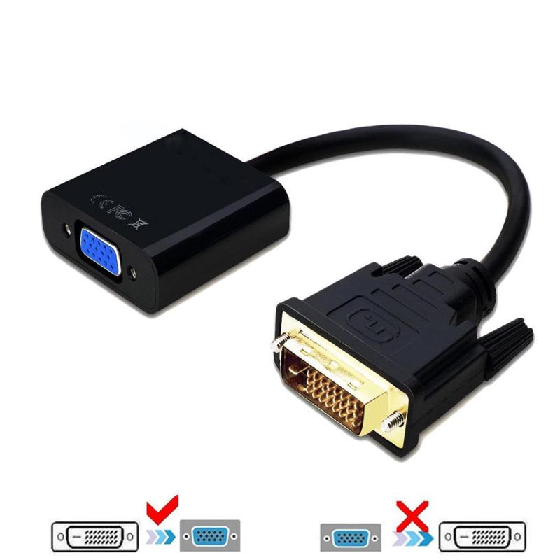 Dvi24+1 auf VGA-Chip-Display-Adapter Dvi-D auf VGA-Grafikkarten-Adapterkabel