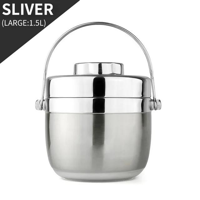Bento Box Food Thermal Jar Ulation Soup Thermos Bag Portable Stainless Steel Leak-proof Tableware Lunch Storage Container