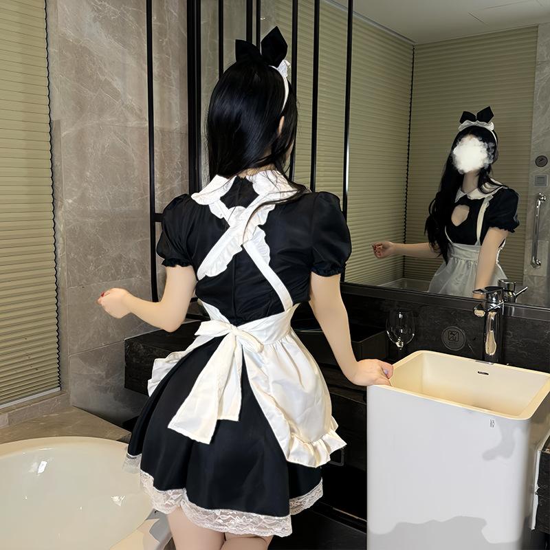 Luo Cute Rita Soft Girl Sexy Maid Outfit Maid Japanese Student Uniform
