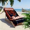 Chicago Bears Print Beach Towel, Large Soft Quick Dry Towel for Beach Camping Swimming