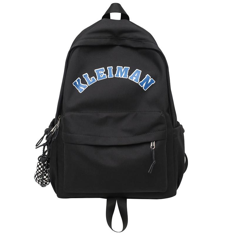 Schoolbag Large capacity simple schoolbag Female Korean version High school student Junior high school student backpack Japanese versatile casual 