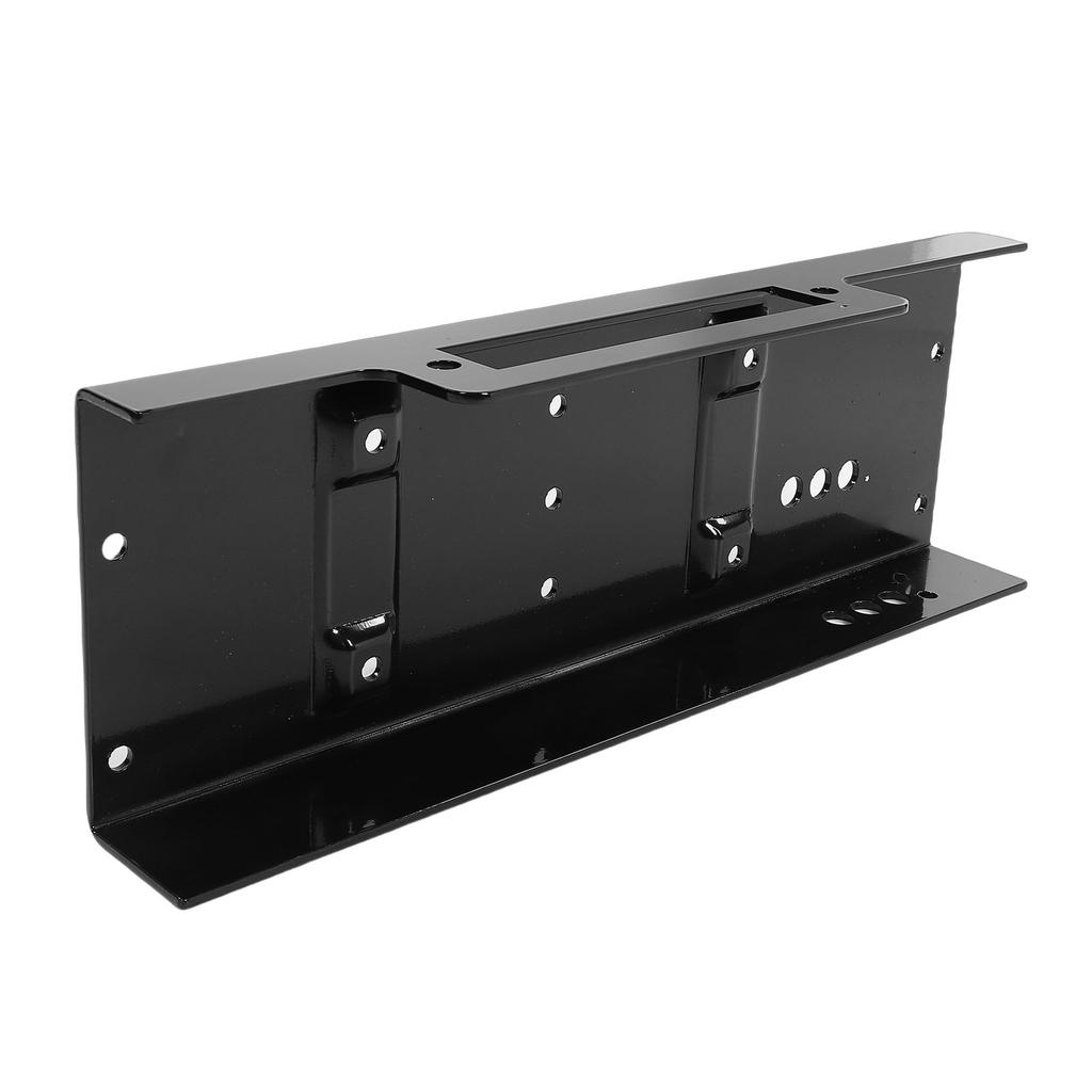   Winch Mounting Plate Heavy Duty Steel 15,000 Lbs with Fair  Flange Hardware for Truck SUV Trailer 10 X 4.5in Raised   Pattern
