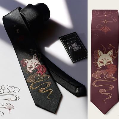 Fox Neck Tie Jk Cosplay Anime Clothing Men Women Kawaii High Fashion Accessories Door Cosplay Costume Prop Neckties
