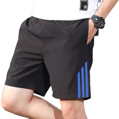 Oversized Summer Thin Shorts for Men's Sports Pants Quick Drying Stretch Casual Loose Capris