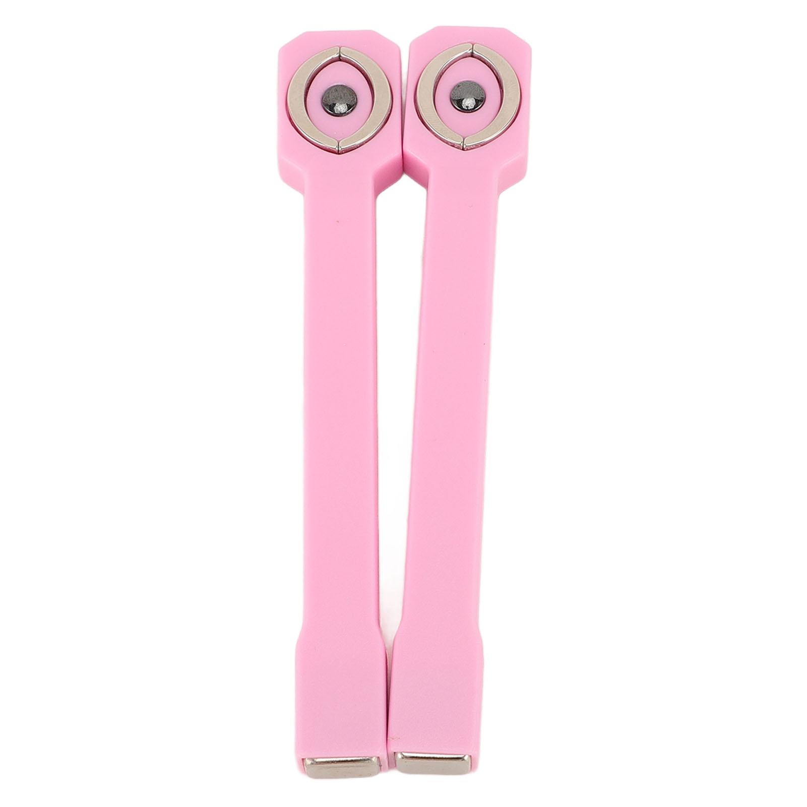 

2pcs Nail Art Magnet 3 In 1 Nail Magnet Tool Strong Suction Nail Polish Magnet Stick for Nail Salon розовый