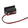 V40D 2 Wires Blue Light Display Mini Waterproof IPX4 Digital Voltage Meter, Measure Voltage: DC 15-120V