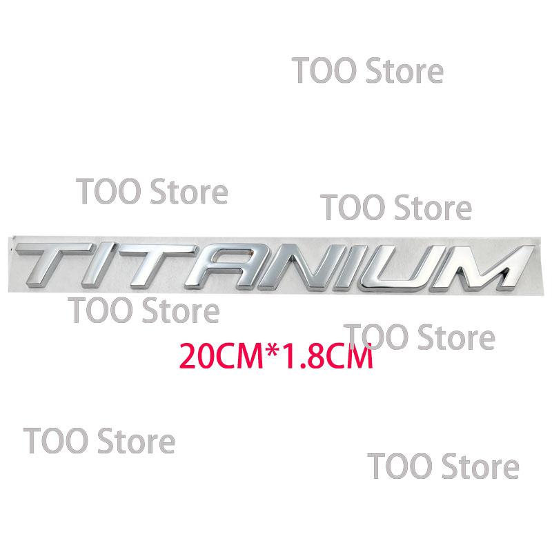 cmfhtb1 1PCS 3D Metal Titanium Logo Emblem Letter Car Trunk Badge for Ford Focus 2 3 Fusion Max Mondeo Mk4 - Sticker Accessory