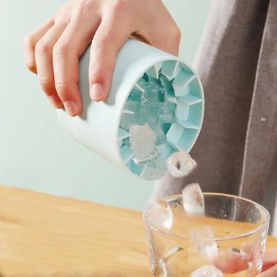 Silikonová forma na ledové kostky Kulatý kbelík na led Letní domácí domácí lednička mrazicí výrobník ledu Kreativní formičky na ledové kostky Barwarové nástroje