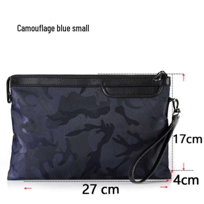 Men s Casual Zipper Clutch Bag Small